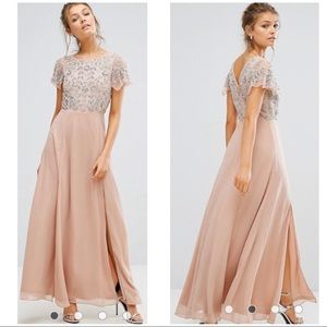 Frock & Frill Sequin Bodice Maxi Dress